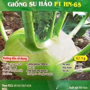 Hạt giống Su Hào xanh Su Hào tím - Gói 1gr - Tỉ lệ nảy mầm >90% - Trồng quanh năm