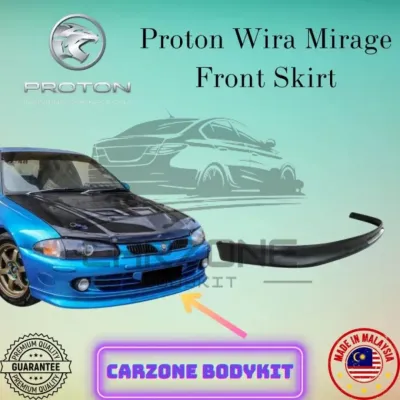 Proton Wira Mirage Front Skirt BODYKIT Polyurethane (PU)