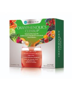 LIFEFACTOR OXXYPHENOLICS® CLENSUP® BOX OF 2X15S Free 3 SACHET