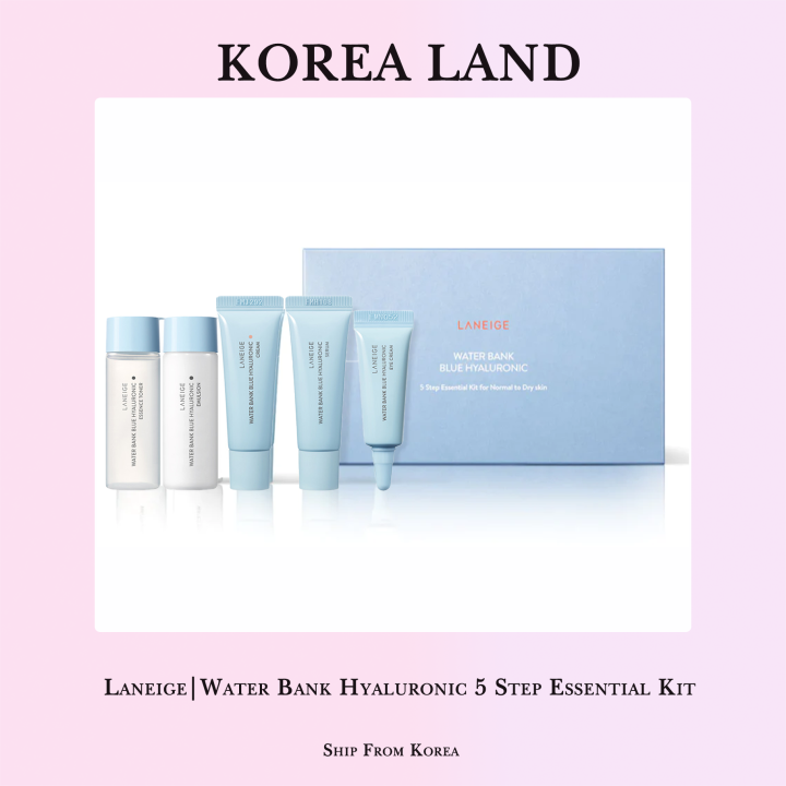 Laneige Water Bank Blue Hyaluronic Step Essential Travel Kit