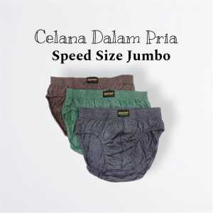CELANA DALAM PRIA SPEED SIZE JUMBO / SPEED MENS UNDERWEAR / CELANA DALAM JUMBO / 1 BOX ISI 3PCS