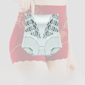 Seamless High Waist Shaping Panties Hip Lifting Tummy Control Panty Antibacterial Breathable Underwear Plus Size