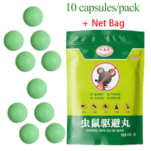 20PCS Powerful Mothball For big Mouse Rats Trap Effectively Moth ball rat poison Rodent Repellent Valid For 15 Years No Mice Within 500 Meters Rat Repellant Killer Bait Poison