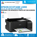 Epson EcoTank L3210 All-in-One Ink Tank Printer upgrade model of L3110. 