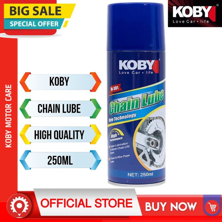 Koby Chain Lube High Quality 250ml Standard Lubricant Lazada PH