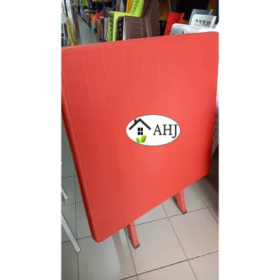 Plastic table / Meja Pasar Malam / Foldable Plastic Dining Table Meja Lipat / Meja Plastik 3‘ x 3’ dan 2 x 3