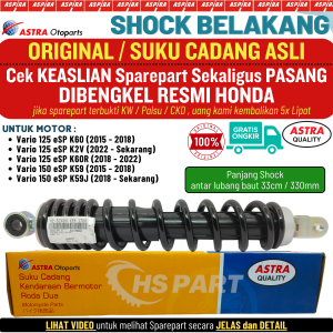 Shock Shockbreaker Belakang Vario 125 Vario 150 Original Vario 125 Led Vario 125 New Vario 150 Old Vario 150 New Original K59 AHM Honda Genuine Parts