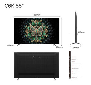 NEW 2025 | TCL TV C6K  Premium QD-Mini LED | 4K UHD | 55 65 75 85 inch  | 144Hz VRR | Dolby Atmos | Dolby Vision IQ