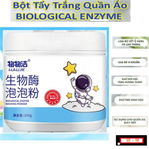 Bột Tẩy Trắng Enzyme Sinh Học Đánh Bay Vết Bẩn Khử Vết Ố Vàng Trên Quần Áo sạch như mới