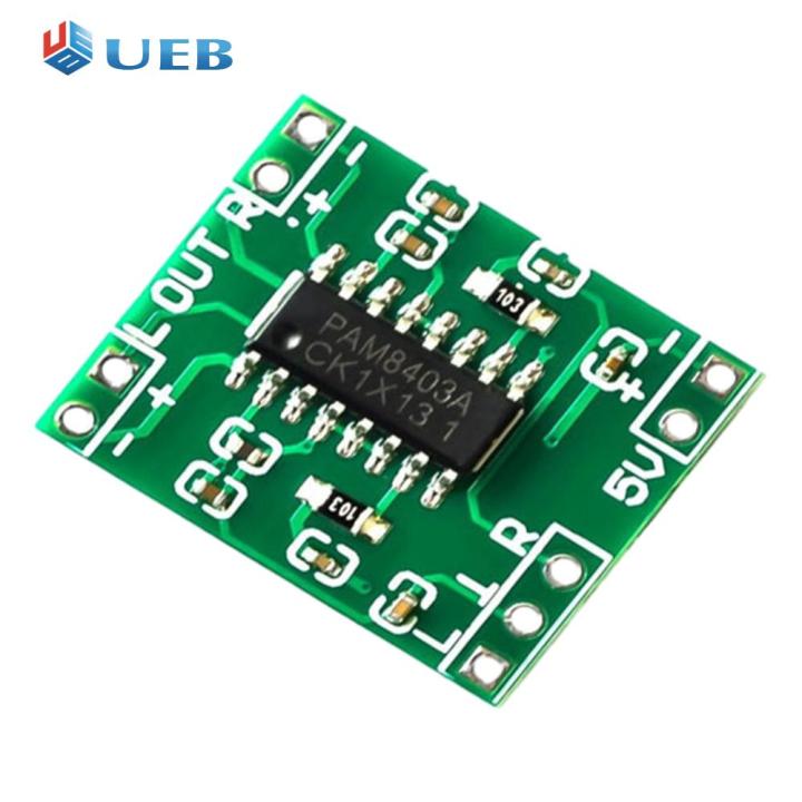 PAM8403 Digital Sound Amplifier Module 2.5V-5.5V 2 Channels Super Mini ...