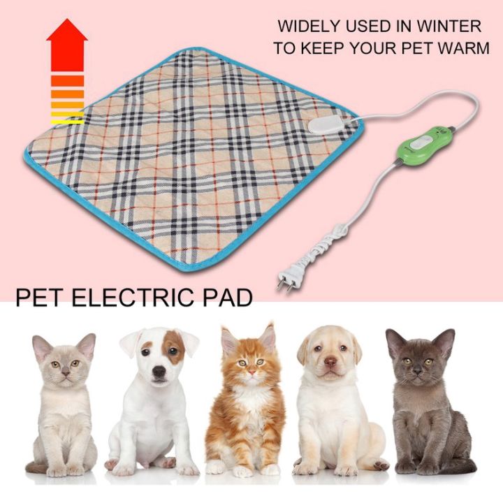 Pet Puppy Kitten Electric Heat Pad Dog Cat Bunny Heater Mat Blanket Bed