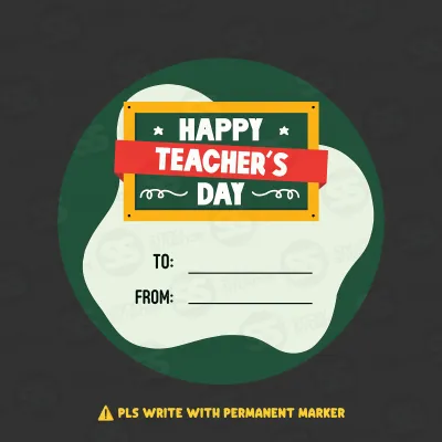Writable Teachers’ Day Stickers – Stickers for Goodie Bags – School Gift & Present Stickers