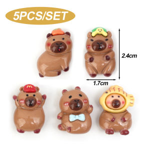 Capybara Car Ornaments Auto Dashboard Rearview Mirror Cartoon Capybara Decorative Ornament Car Styling Accessories