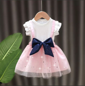 dress pesta anak import pita 2-5 thn/ dress anak import pesta/ dress import anak