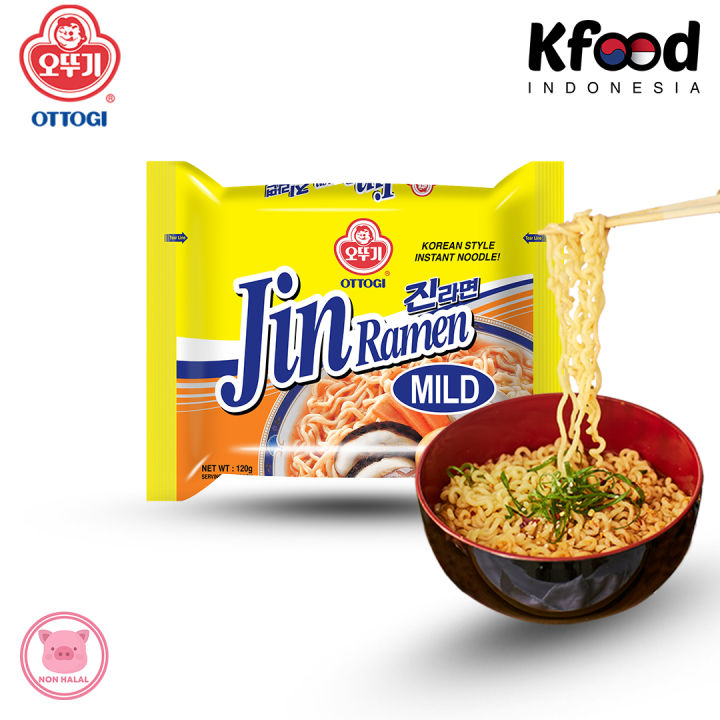 Ottogi Jin Ramen Mild Mie Korea Korean Noodle Lazada Indonesia