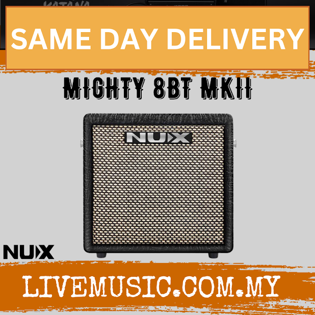 NUX Mighty 8BT MKII 8-watt Portable Electric Guitar Amplifier With ...