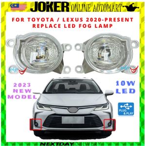 FOR NEW TOYOTA LEXUS PERODUA YEAR 2020-PRESENT NEW 10W LED FOG LIGHT FOG LAMP 2.5 INCH