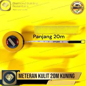 Meteran Kulit Bulat 20M 30M Fiberglass Measuring Tape Kualitas TERBAIK dan TERMURAHH