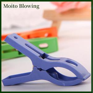 Moito 8ps set Hanger Clips Large Plastic Windproof Beach Towel Clothes Pins Spring Clamp Clothespin Powerful Hot New Cheap