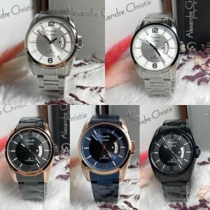 Jam Tangan Pria Alexandre Christie AC 8684 AC8684 AC 8675 AC8675 Garansi Resmi 1 Tahun - Stainless Steel