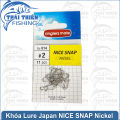 Khóa Lure Snap Japan Nice Snap Nickel. 
