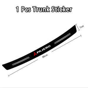 stiker karbon 3d mobil pajero sticker sill plate pajero carbon 3d mobil mitsubishi pajero sport 9pcs