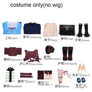 The Legend Tears of the Kingdom Link Zelda Anime Cosplay Costume Wig Hunter Uniform Cloak Cape Halloween Suit Women Men