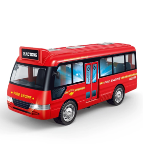 Mini Police Fire City Bus Truck Lighting & Friction Kid Play Vehicles Toys With Light Sound Gift 儿童仿真音乐灯光警车消防 (3151)