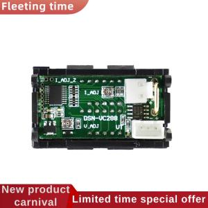 Fleeting time DC 0-100V 10A Digital Voltmeter Ammeter Dual Display Voltage Detector Current Meter Panel Amp Volt Gauge 0.28&quot Red Blue LED