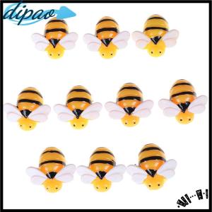 【dipao】 10pcs Flat Back Resin Cabochon Bee DIY Flatback Scrapbooking Embellishment Craft