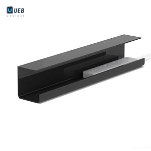 Ueblock✈Under Desk Cable Management Tray Self Adhesive Cable Storage Rack Flame Retardant Wire Management Rack for Home Office