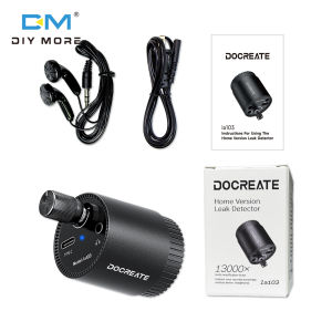 diymore Type C Pipe Leak Detector Portable Sound Amplifier Water Pipe Floor Heating Collector