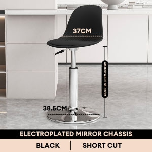 QUANU Eames High Chair Bar Stool 360° Swivel High Chair Adjustable Height Cafe Chair Dining Chair Kerusi Makan Chair Kerusi Bar Tinggi 吧台椅