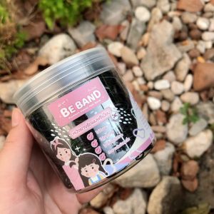 BEBAND หนังยางรัดผมเด็ก [ยางเส้นเล็กพลัส Mini Plus : ใช้รัดผมเด็ก0-3ปี] สีดำทึบล้วน