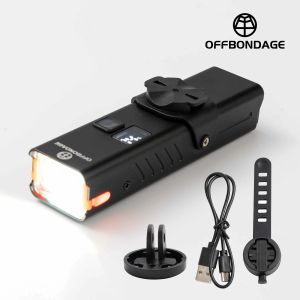 2026 OFFBONDAGE Bicycle Light 1000Lumen Bike Headlight Flashlight Handlebar USB Charging MTB Road Highlight