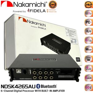 ชุดปรับแต่งจูนระบบเสียง DSP PROCESSOR ยี่ห้อ NAKAMICHI แท้!! มีใบรับประกัน รุ่น NDSK4265AU 31 BAND ปรับจูนจากมือถือและโน๊ตบุ๊ค