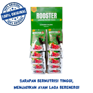 ROOSTER EXTRA FOODING AYAM LAGA 1 RENTENG - sarapan bernutrisi tinggi ayam