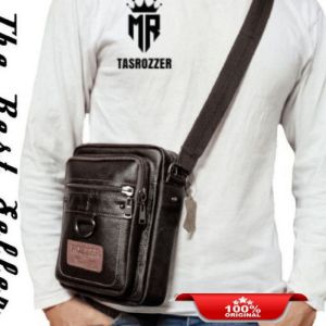 Tas Selempang Kulit Garut Merk ROZZER RS6