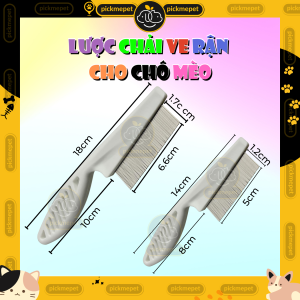 Lược Chải Ve Rận Cho Chó Mèo