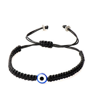 Turkish Lucky Evil Eye Bracelets Women Braided Demon Eye Charm Bracelet Handmade Anklet Couple Bracelets for WomenMan