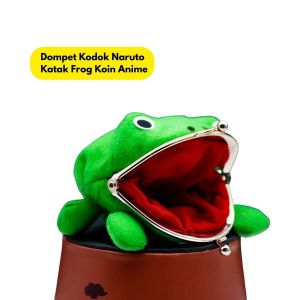 Dompet Kodok Naruto Katak Frog Koin Wallet Purse Hadiah Birthday Coin Anime BR246