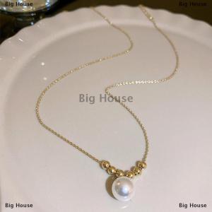 [COD] Big House Elegant Delicate Pendant Clavicle Necklace for Women Unique Design Fashion Girl Jewelry Everyday Birthday Party Gift