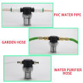 1/2''3/4''1'' Tap Pipeline water filter for Aquaculture Garden Plastic Pipe water filter purifier. 