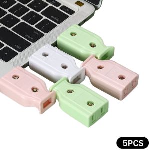 ( 5/12 PCS) ปลั๊กเสียบ ตัวเมีย 2 ขาแบน ใช้เสียบ ขาแบน ปลั๊กไฟ ตัวเมีย ปลั๊กเสียบ