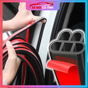 Dây cao su viền cửa xe ô tô bảo vệ chống ồn Gioăng chữ B 2 tầng- gioăng 5 lỗ loại tốt cao su cao cấp