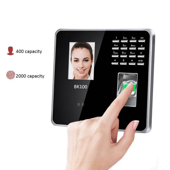 AnSmart ZK MB20 BK100 TCP/IP Biometric Fingerprint Face Facial ...