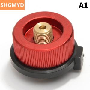 [COD] SHGMYD High Quality Camping Gas Furnace Converter Device Long Gas Tank Gas Furnace Conversion Head Metal Gas Tank Cylinder Adapter