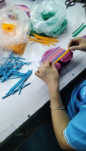 Novelty Fun Stick Toy for Children Kids Chirstmas Gift Double Sided Silicone Pad Christmas Sensory Toy