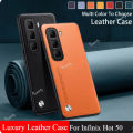 เรียบง่ายสุดหรูเคสหนังผิวสำหรับ Infinix Hot 50 Pro Plus 50i 5G 4G เคส Hot50 H50 Infinix กันกระแทกเคส TPU เลนส์เคสโครงอ่อนปกป้องฝาหลัง Infinix Hot 50 5G X6720. 