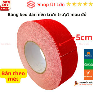 Bán theo mét - Băng keo nhám nhiều màu rộng 5cm dán nền - cầu thang chống trơn trượt - Shop Út Lớn
